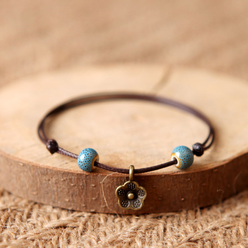 Wholesale Bohemian Retro  Leaf Bracelet Jewelry