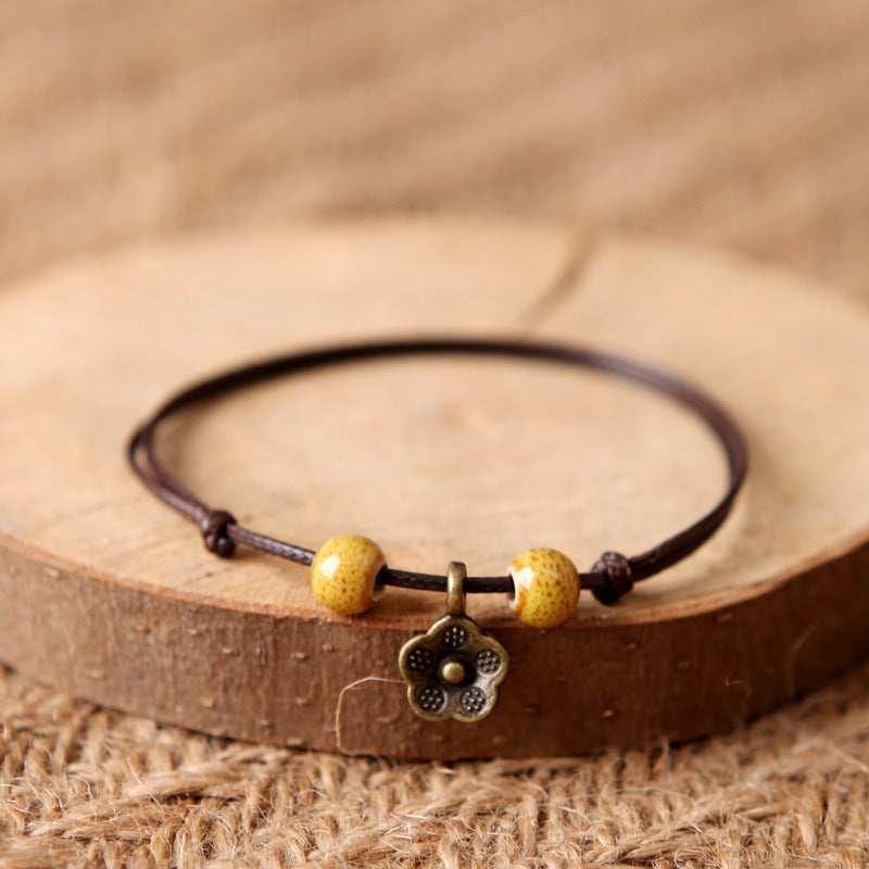 Wholesale Bohemian Retro  Leaf Bracelet Jewelry