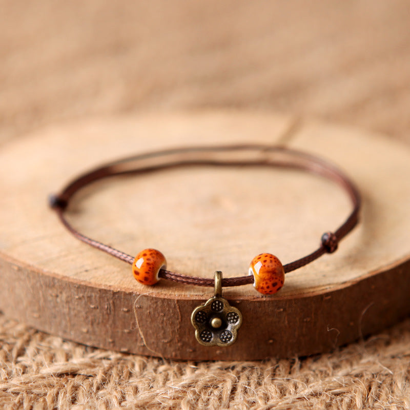 Wholesale Bohemian Retro  Leaf Bracelet Jewelry