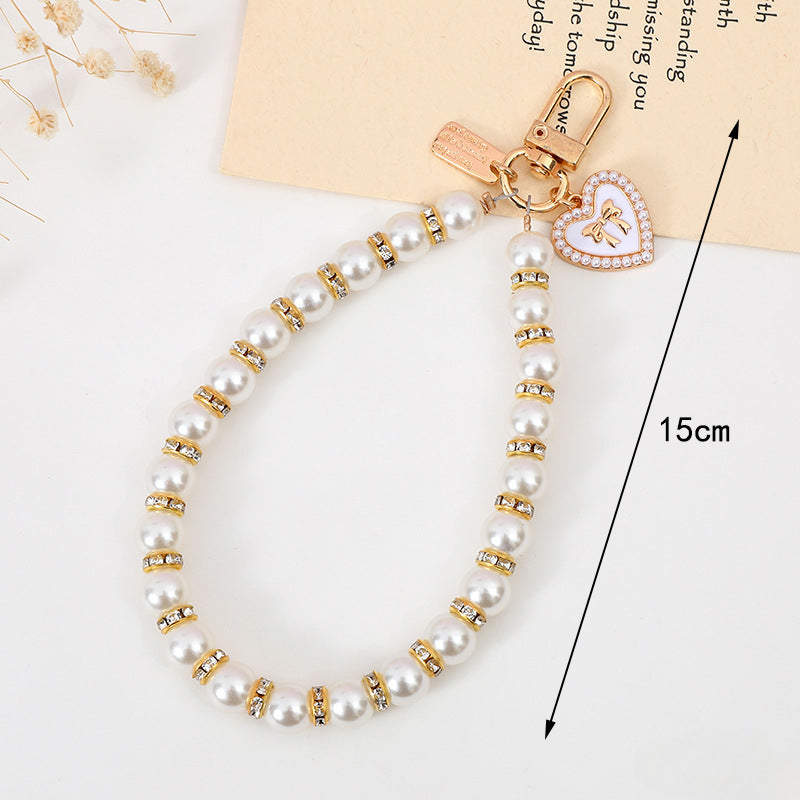 Wholesale Beaded Love Lanyard Keychains ACC-KC-GeLian005