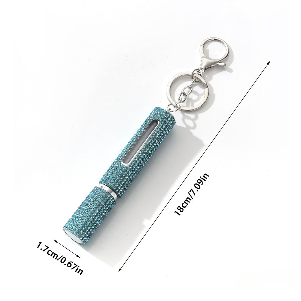 Wholesale Rhinestone Perfume Bottle Keychain ACC-KC-ZhiYa029