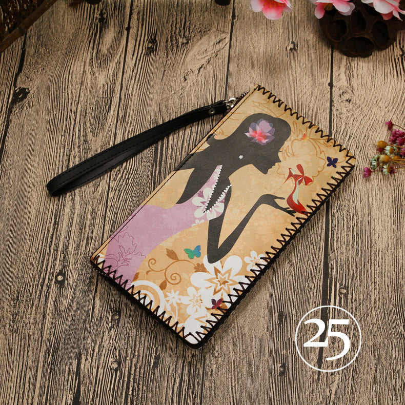 Wholesale Ethnic Style Hand Wallet Zipper Wallet ACC-WT-Mengs005