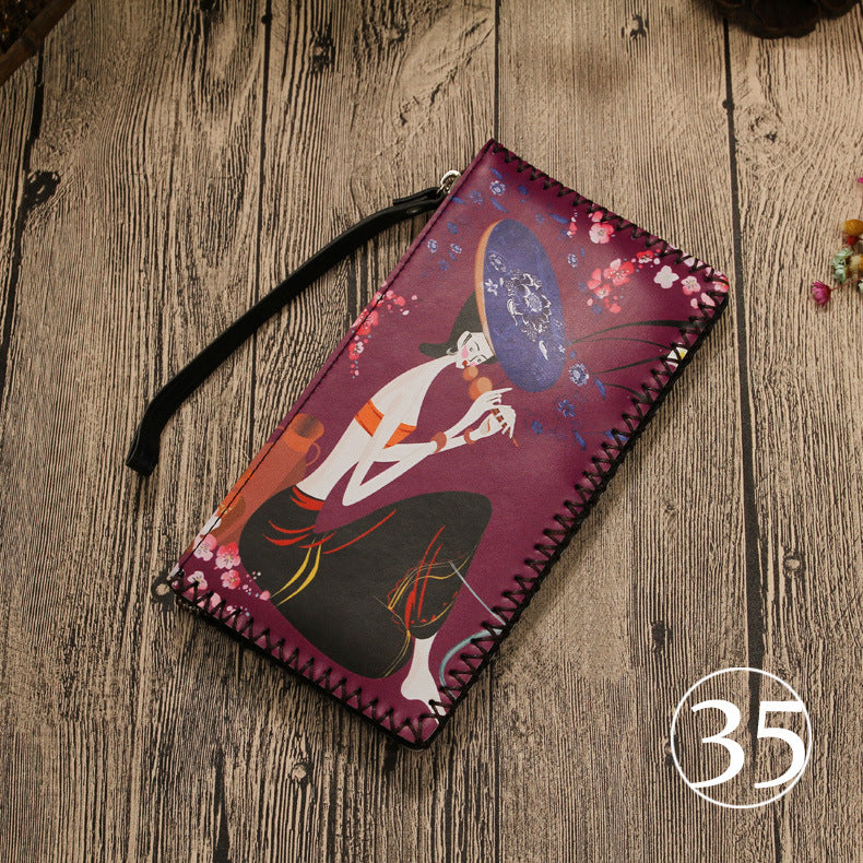 Wholesale Ethnic Style Hand Wallet Zipper Wallet ACC-WT-Mengs005