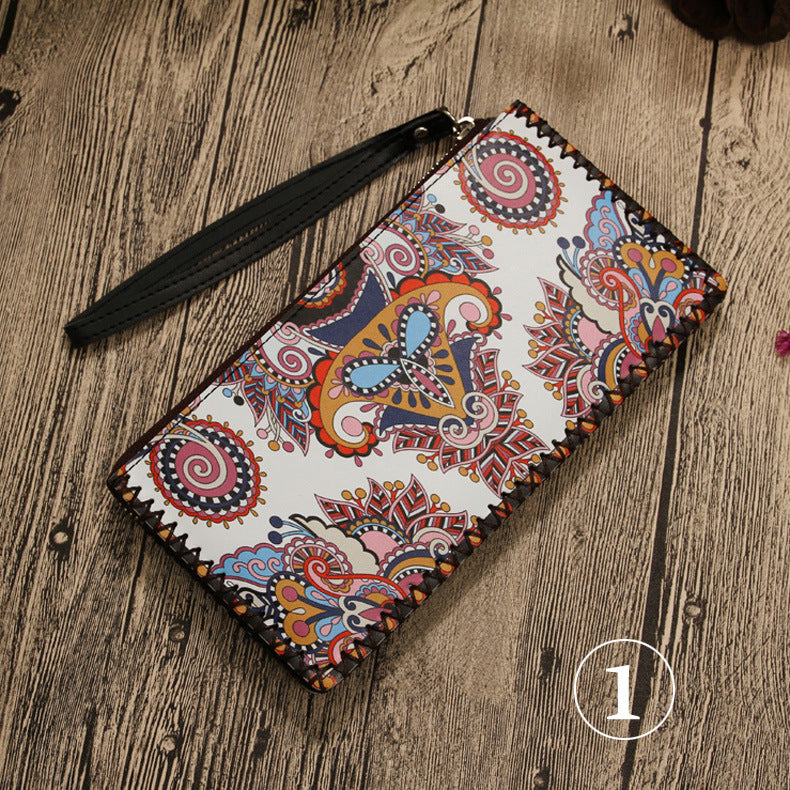 Wholesale Ethnic Style Hand Wallet Zipper Wallet ACC-WT-Mengs005