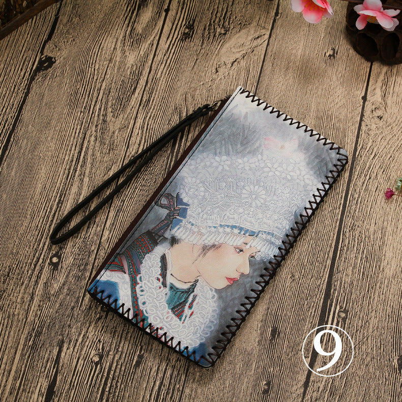 Wholesale Ethnic Style Hand Wallet Zipper Wallet ACC-WT-Mengs005