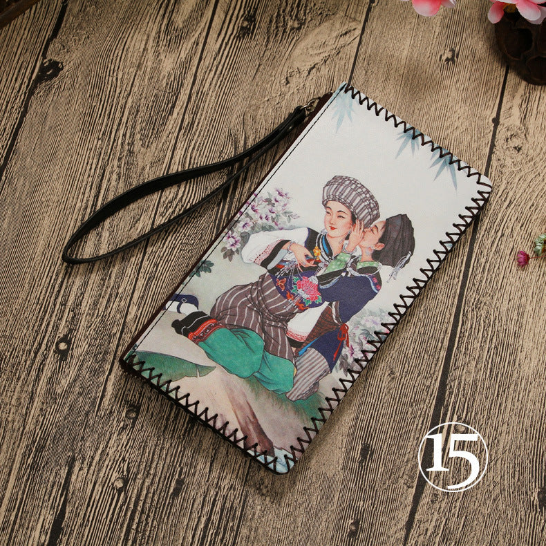 Wholesale Ethnic Style Hand Wallet Zipper Wallet ACC-WT-Mengs005