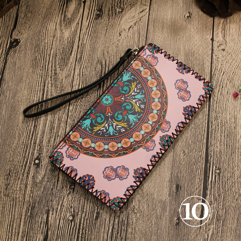 Wholesale Ethnic Style Hand Wallet Zipper Wallet ACC-WT-Mengs005