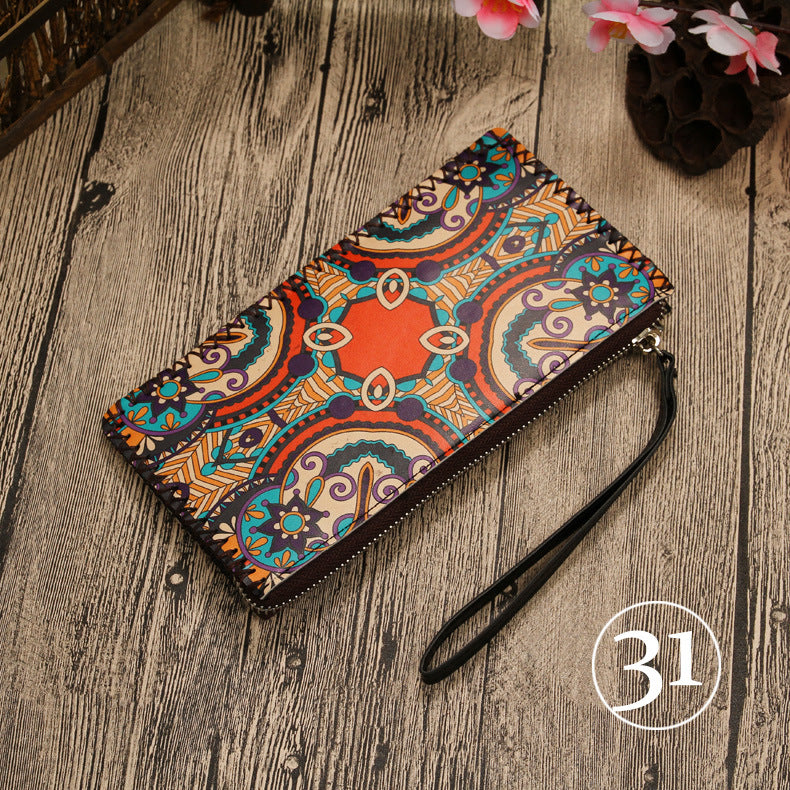 Wholesale Ethnic Style Hand Wallet Zipper Wallet ACC-WT-Mengs005