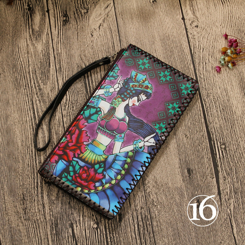 Wholesale Ethnic Style Hand Wallet Zipper Wallet ACC-WT-Mengs005