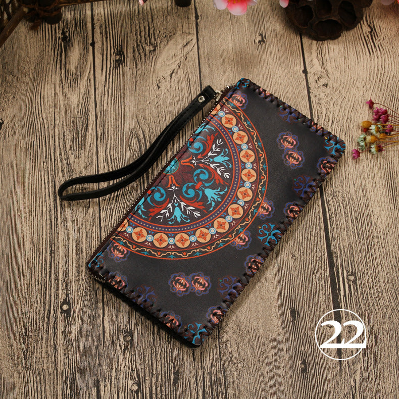 Wholesale Ethnic Style Hand Wallet Zipper Wallet ACC-WT-Mengs005