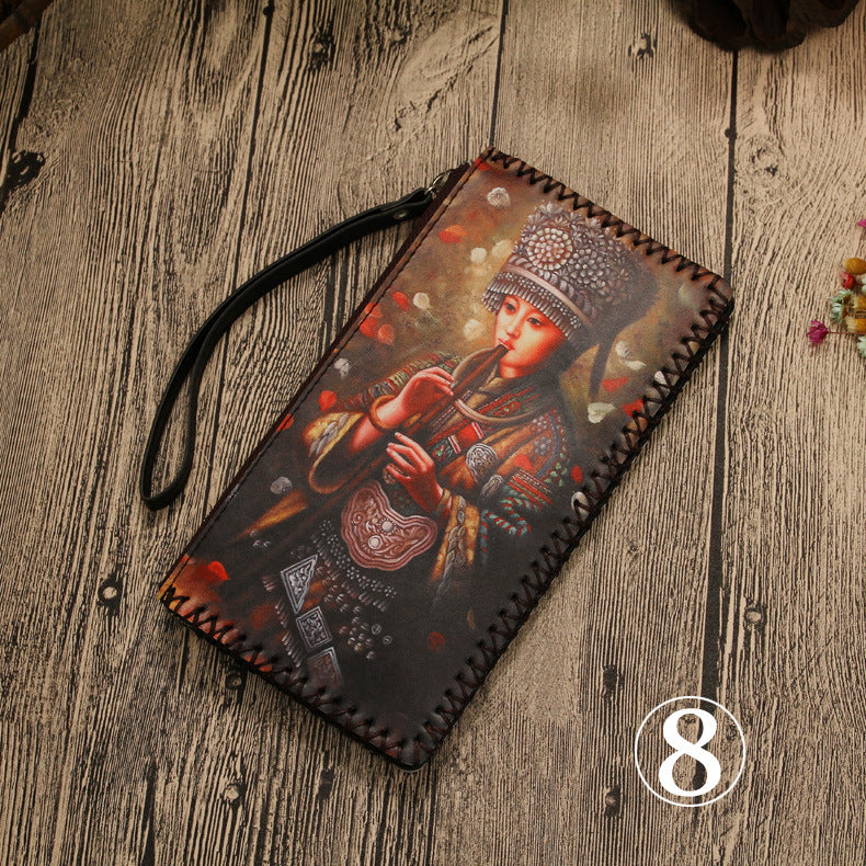 Wholesale Ethnic Style Hand Wallet Zipper Wallet ACC-WT-Mengs005