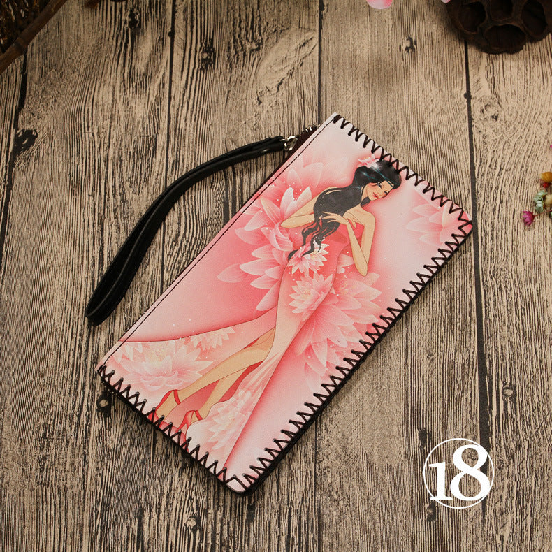 Wholesale Ethnic Style Hand Wallet Zipper Wallet ACC-WT-Mengs005