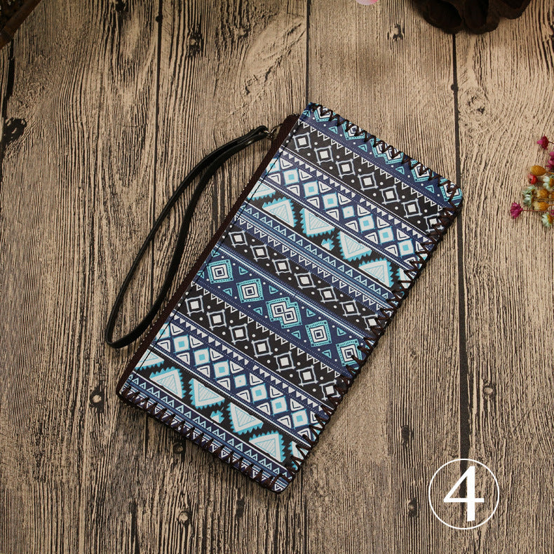 Wholesale Ethnic Style Hand Wallet Zipper Wallet ACC-WT-Mengs005
