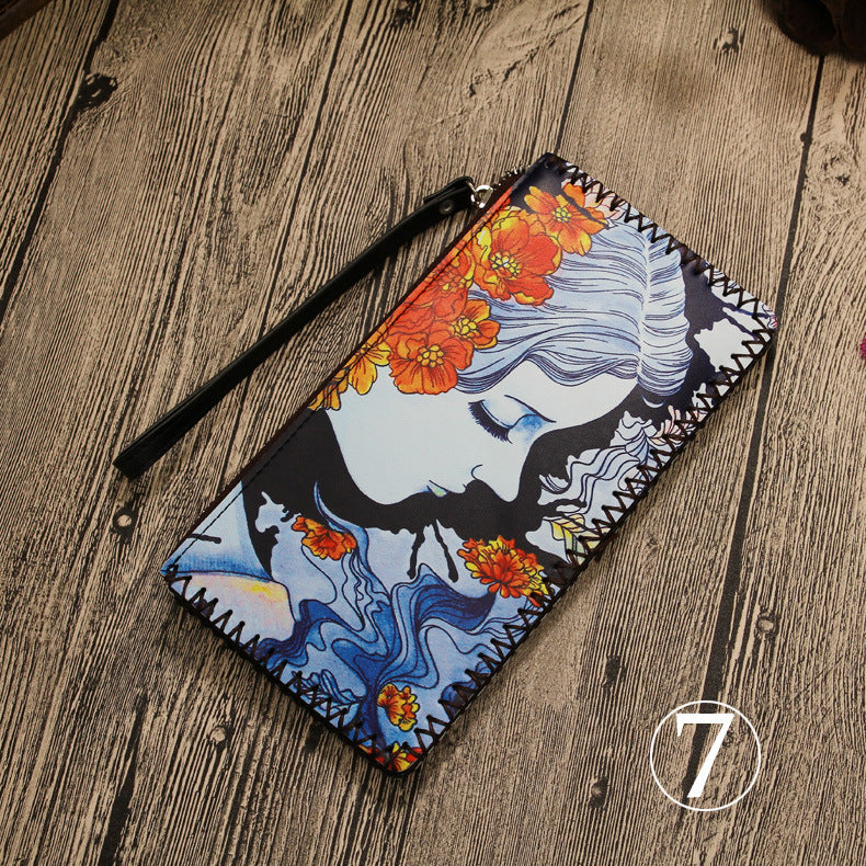 Wholesale Ethnic Style Hand Wallet Zipper Wallet ACC-WT-Mengs005