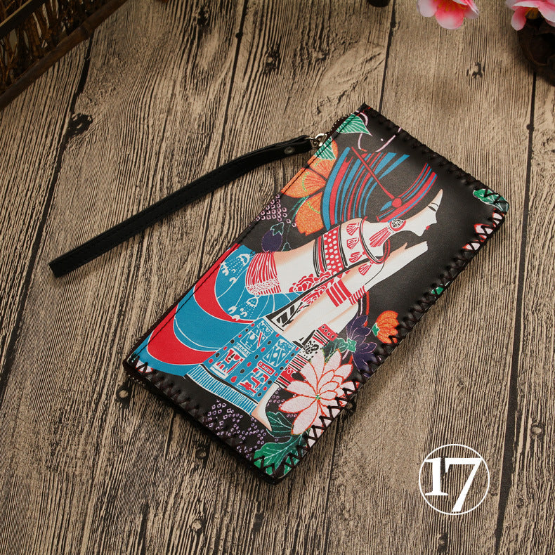 Wholesale Ethnic Style Hand Wallet Zipper Wallet ACC-WT-Mengs005