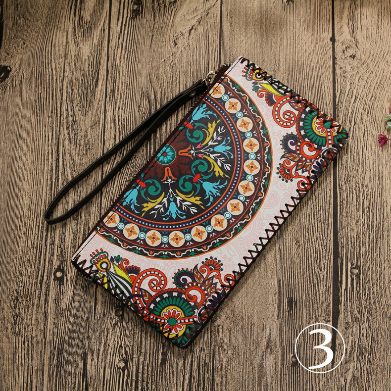 Wholesale Ethnic Style Hand Wallet Zipper Wallet ACC-WT-Mengs005