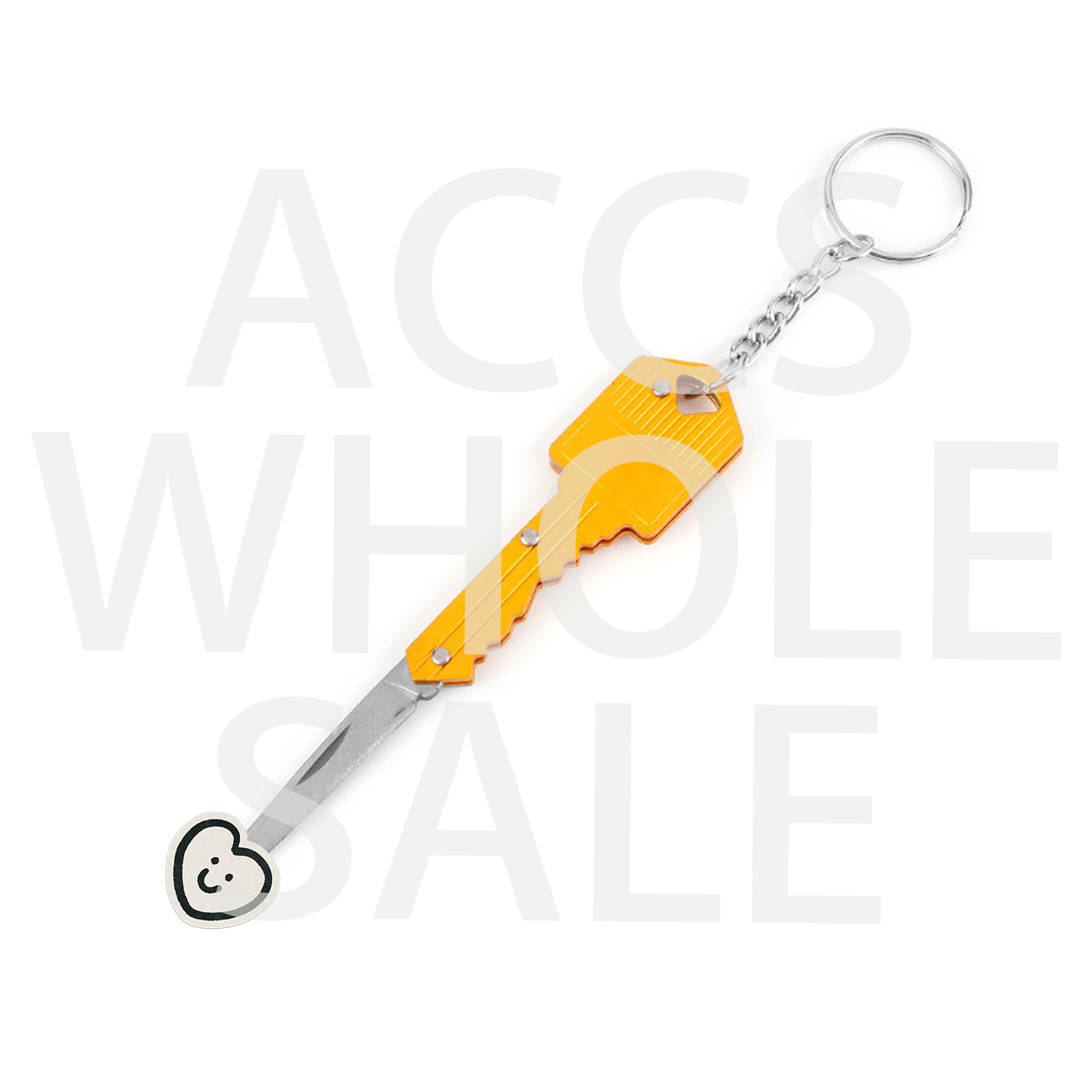 Wholesale Colorful Mini Folding Express Unpacking Tool Multifunctional Keychain