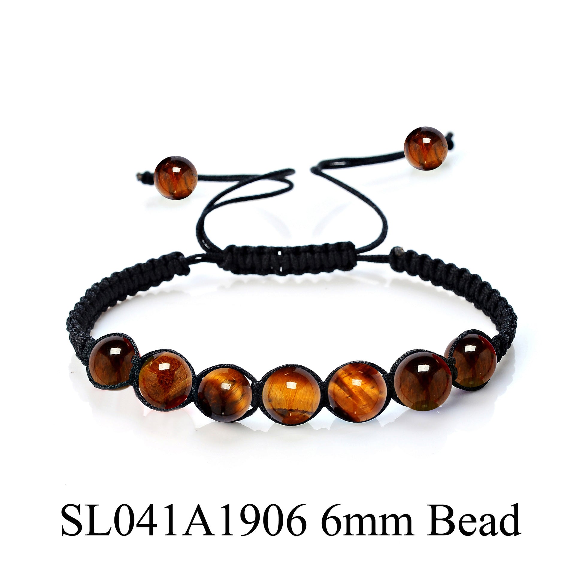 Wholesale Multi Variety Round Bead Stone Woven Amethyst Bracelet