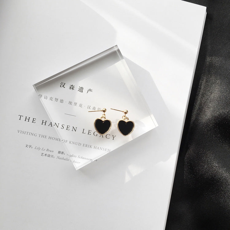 Wholesale Retro Peach Heart Long Earrings