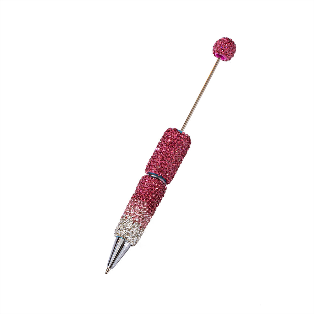 Wholesale Beadable Pens Clay Inlaid with Diamonds Plastic DIY Beaded Pens ACC-PN-ZhiYa002