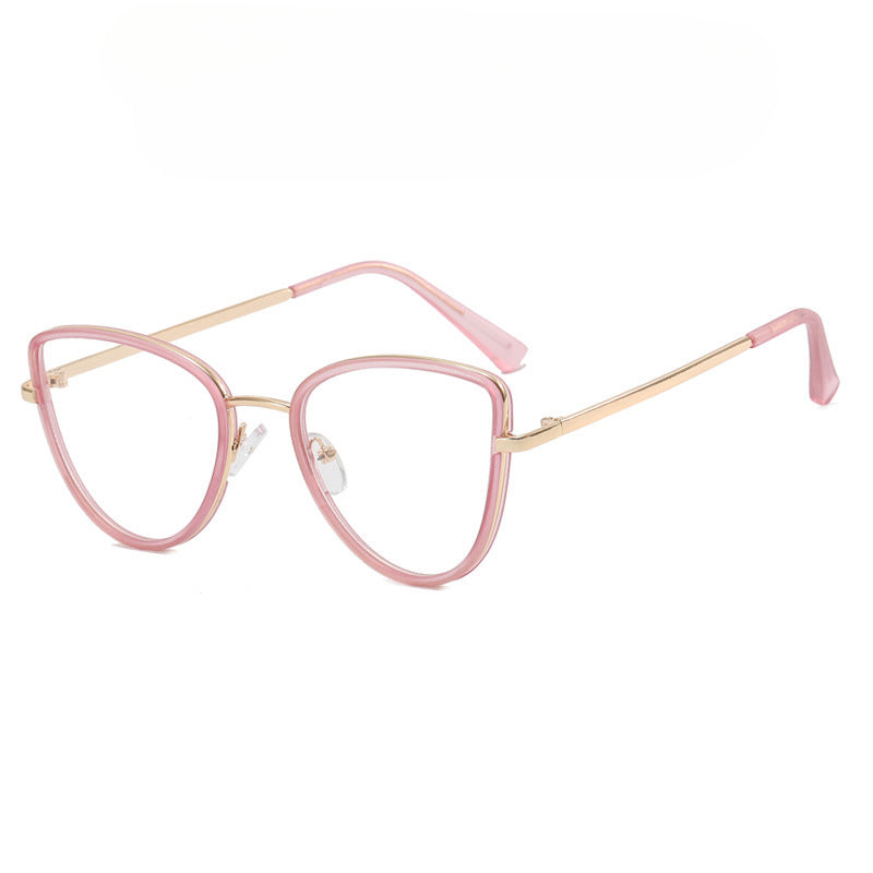 Wholesale Optical Glasses for Women Retro Plain Glasses Anti-blue Light Glasses Vintage ACC-SG-Dingc007
