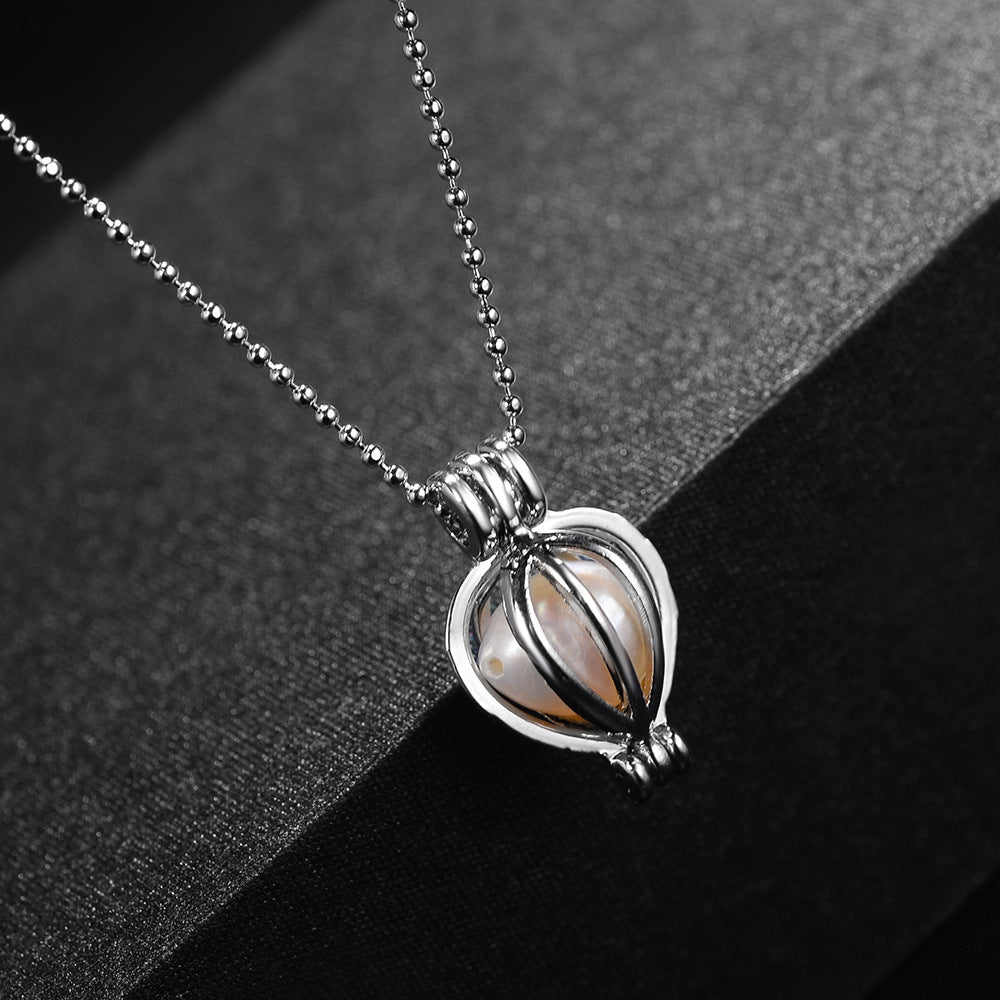 Wholesale Lantern Pearl Hollow Clavicle Chain Necklace Choker Necklace ACC-NE-ZhuangZ002