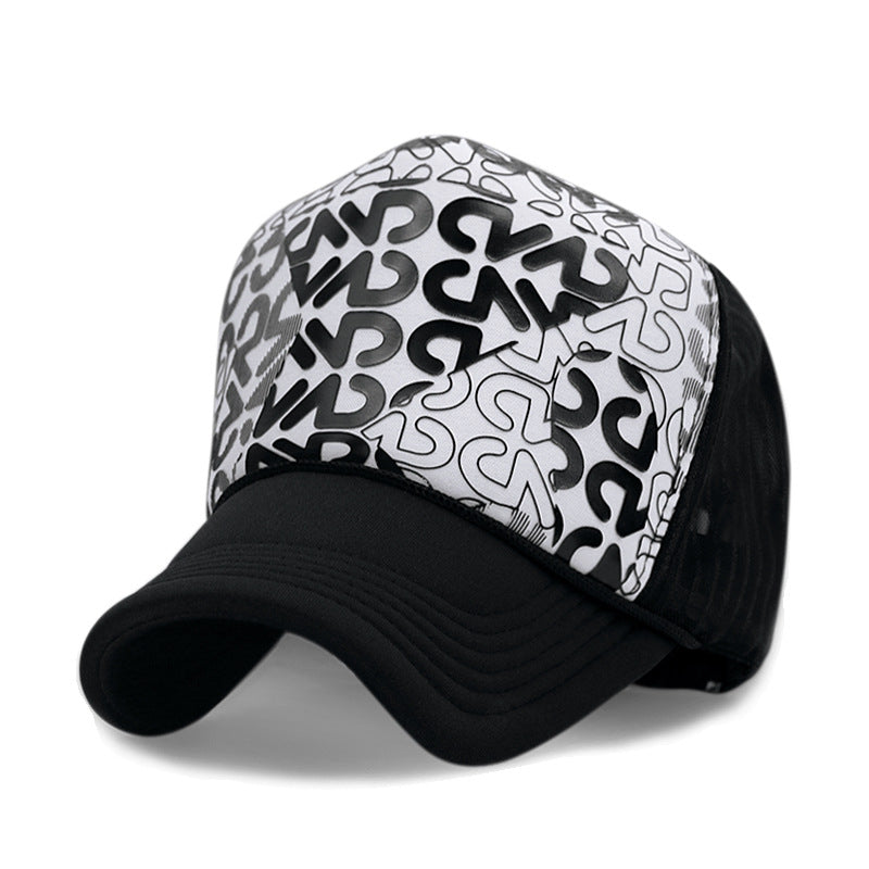 Wholesale Fashion Letter Printed Embroidery Mesh Cap Baseball Cap ACC-HT-TNS001