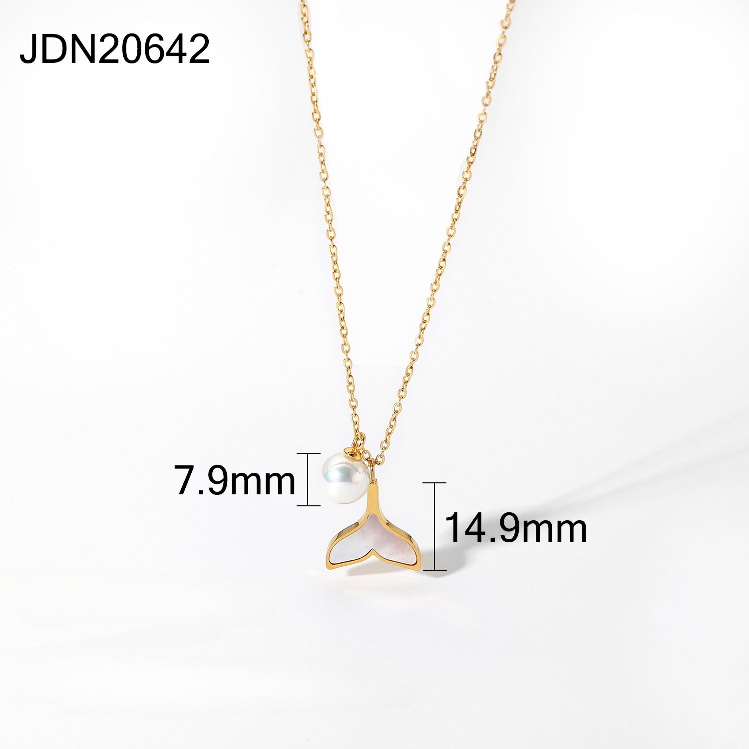 Wholesale Beach Style Shell Stainless Steel Necklace ACC-NE-JD003