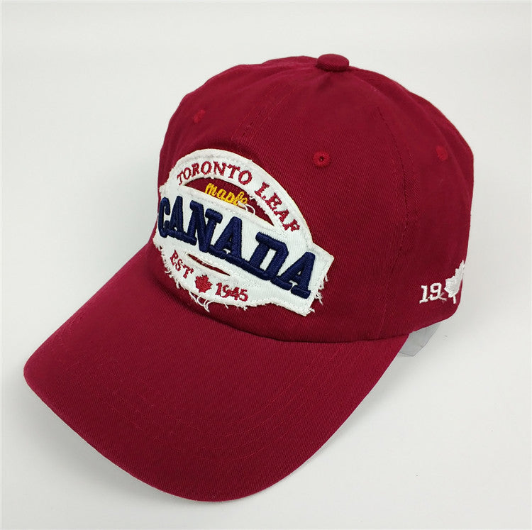 Wholesale  Washed Distressed Denim Baseball Cap