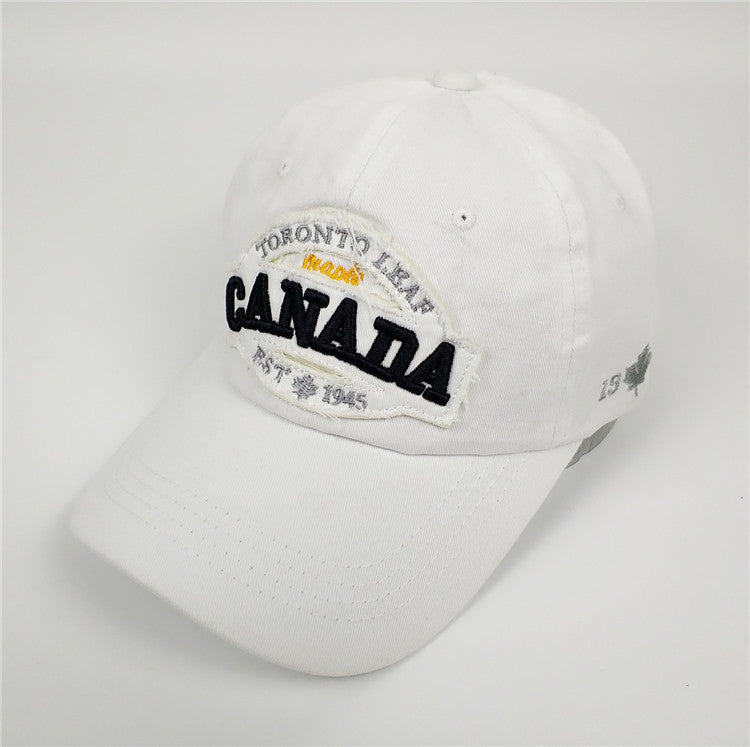 Wholesale  Washed Distressed Denim Baseball Cap