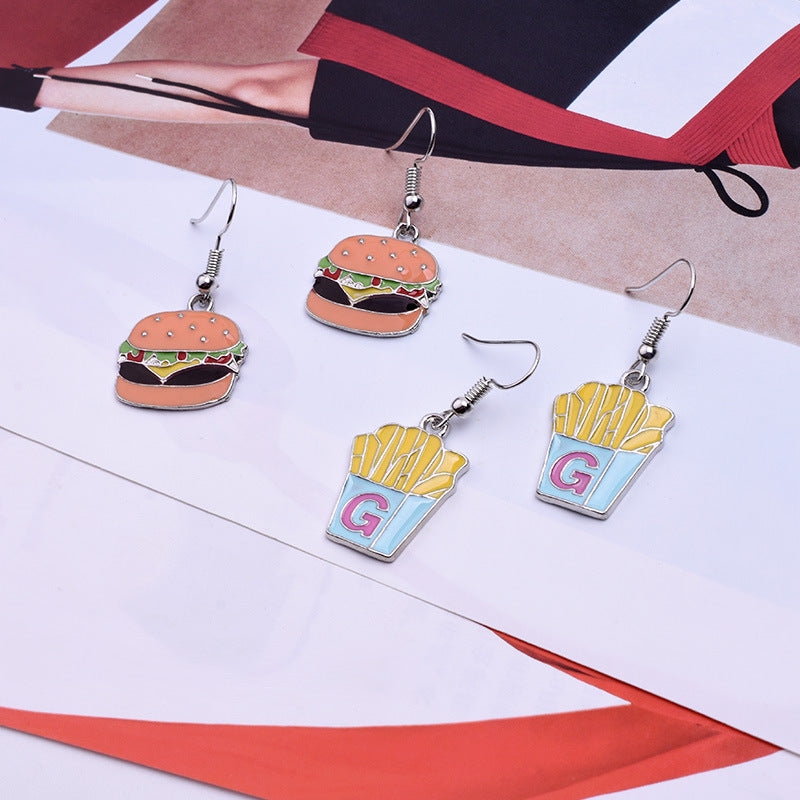 Wholesale Mini Pocket Coke Bottle Pocket Can Earrings