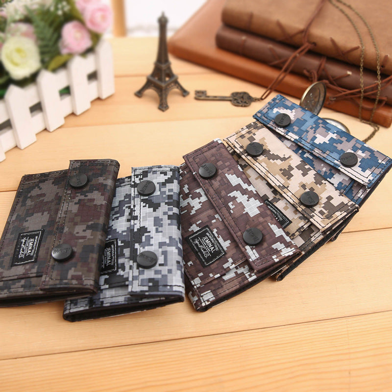 Wholesale Camouflage Casual Sports Canvas Wallet Bag