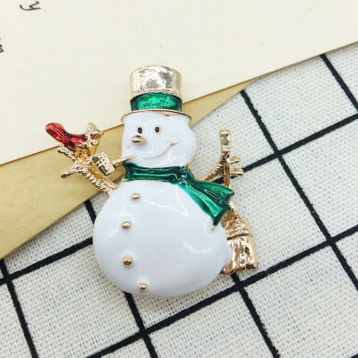 Wholesale Christmas Combination Series Santa Claus Deer Brooch ACC-BCH-DingZhou001