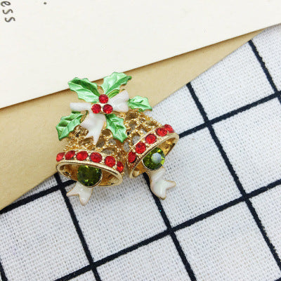 Wholesale Christmas Combination Series Santa Claus Deer Brooch ACC-BCH-DingZhou001