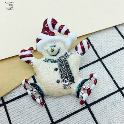 Wholesale Christmas Combination Series Santa Claus Deer Brooch ACC-BCH-DingZhou001