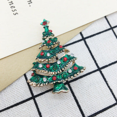 Wholesale Christmas Combination Series Santa Claus Deer Brooch ACC-BCH-DingZhou001
