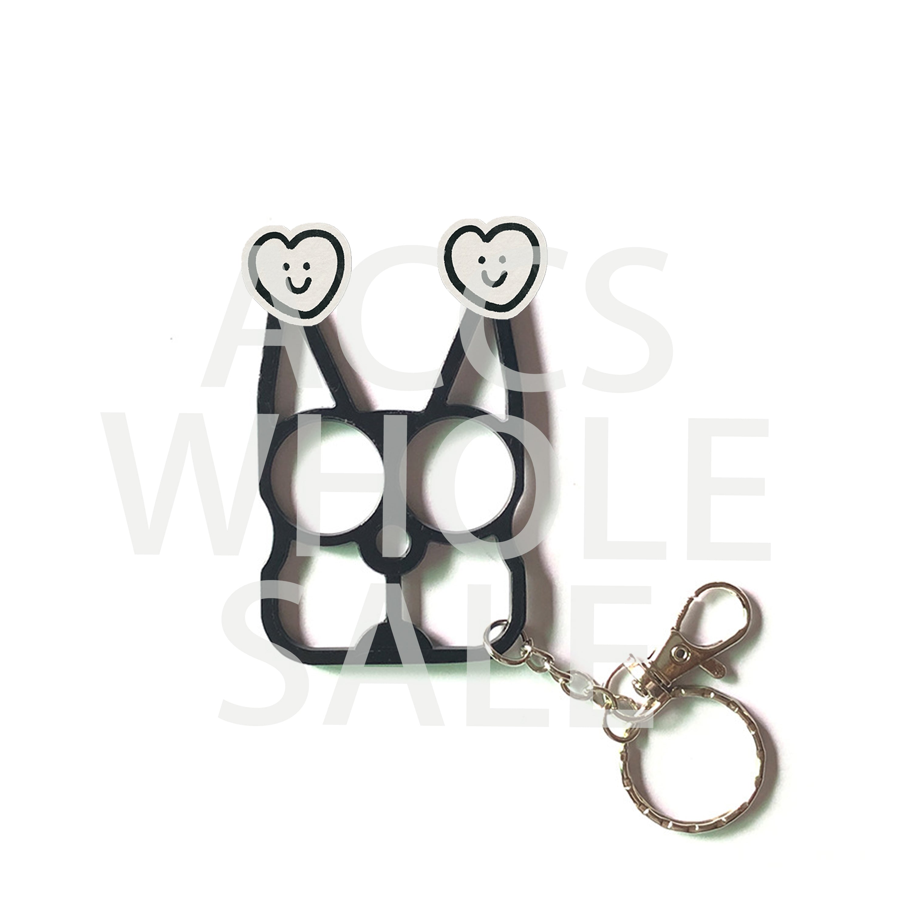 Wholesale Outdoor Gear Colorful Leopard Print Metal Keychains