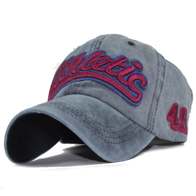 Wholesale Pure Cotton Washed Coated Baseball Cap Embroidered Patch Hat ACC-HT-SuTe010