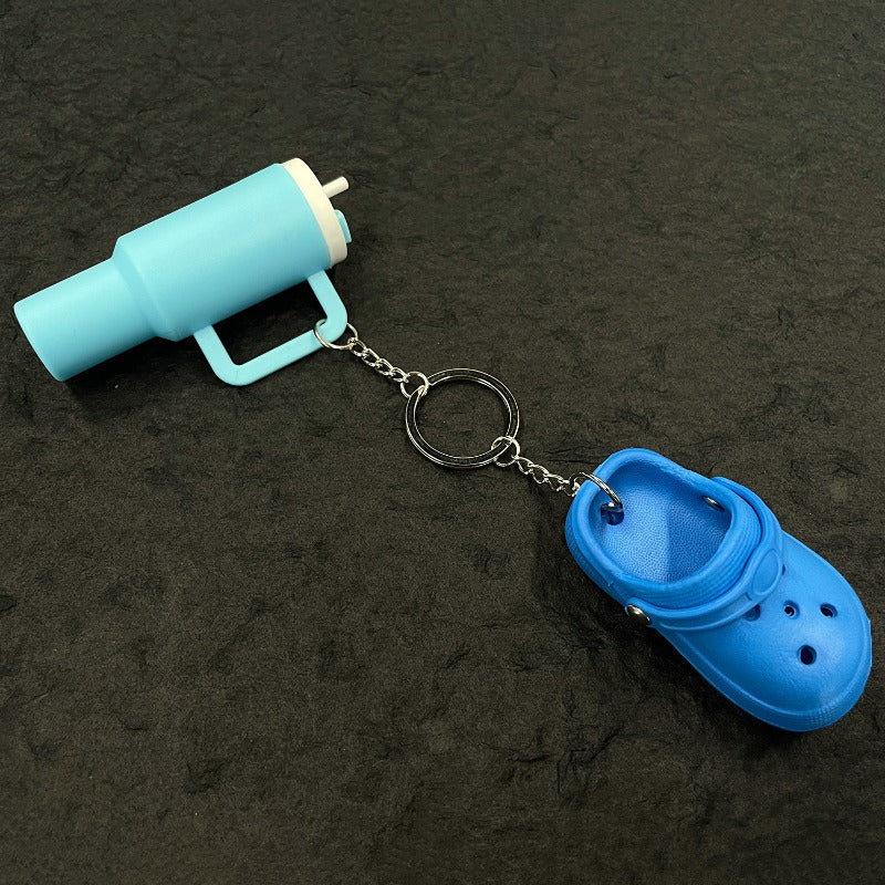 Wholesale Creative Ice Cup Hole Shoes Keychain ACC-KC-YangShen001