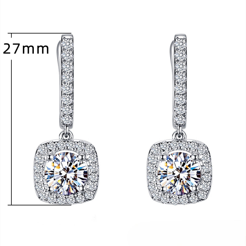 Wholesale Women's Micropaved Zirconia Versatile Earrings ACC-ES-Caos034