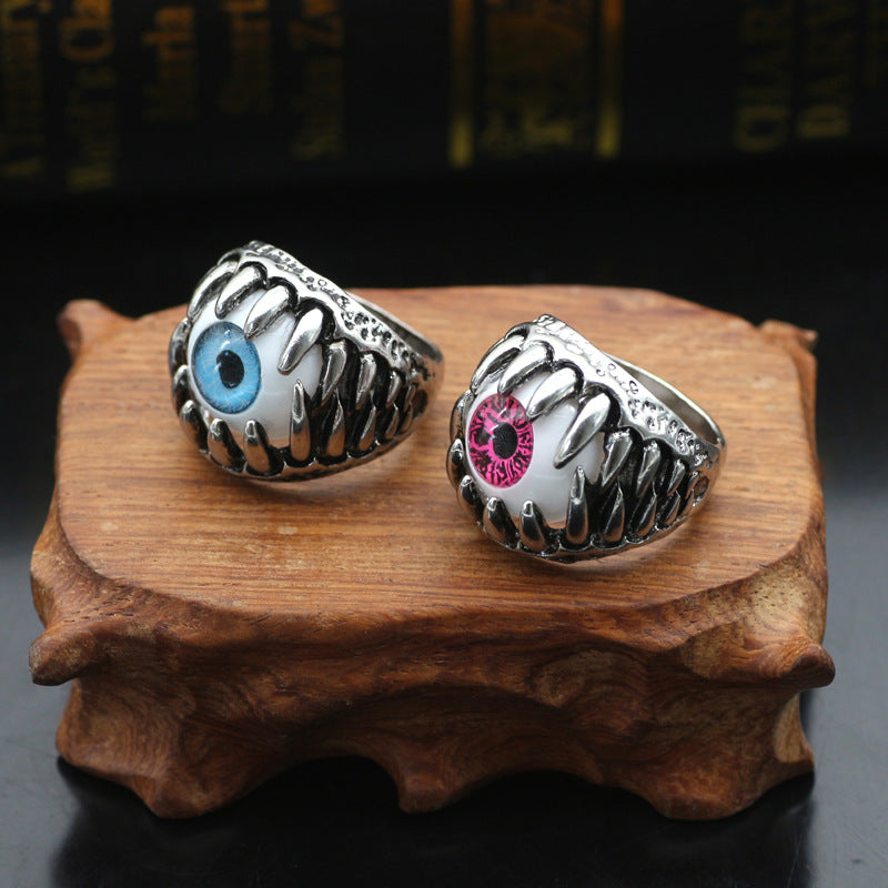 Wholesale  Devil' s Eye titanium steel ring