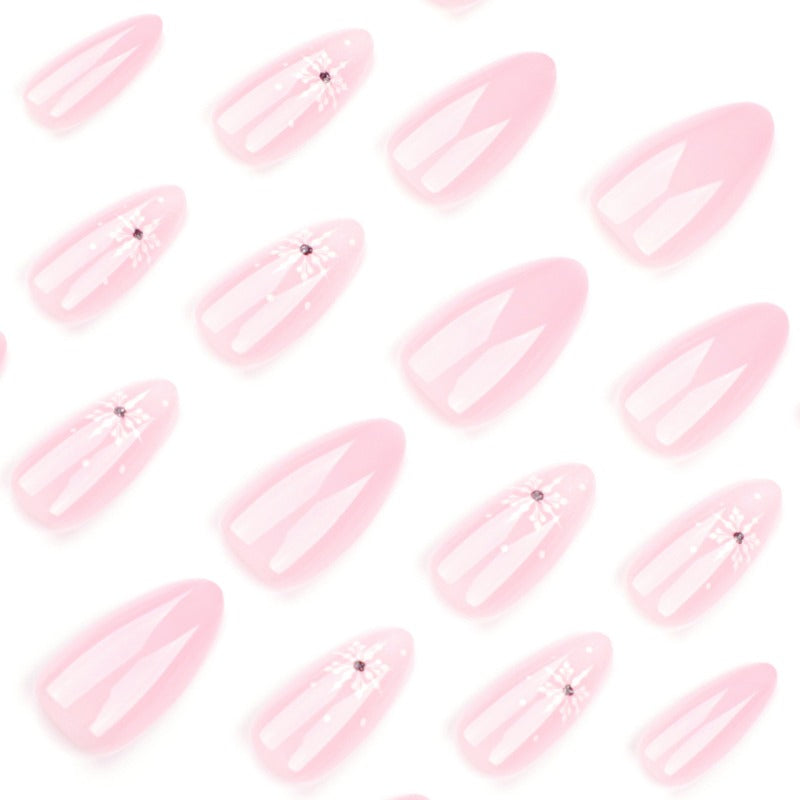 Wholesale 24 Pieces/box Christmas Snowflake Nails Kits Nail Stickers ACC-NS-LeFan245