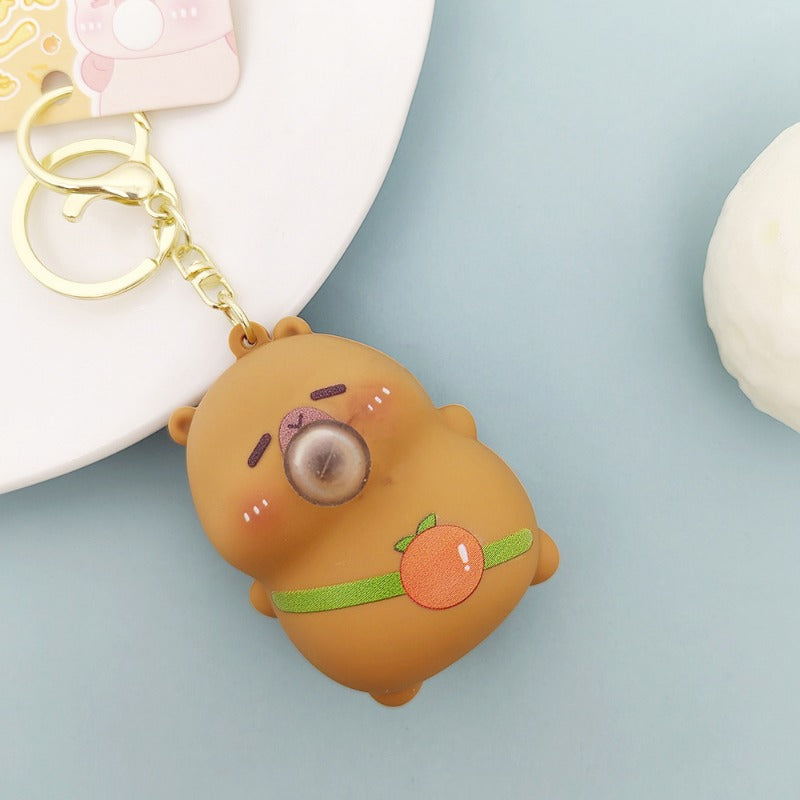 Wholesale Piggy Bubble Blowing and Squeezing Keychain ACC-KC-RongX001