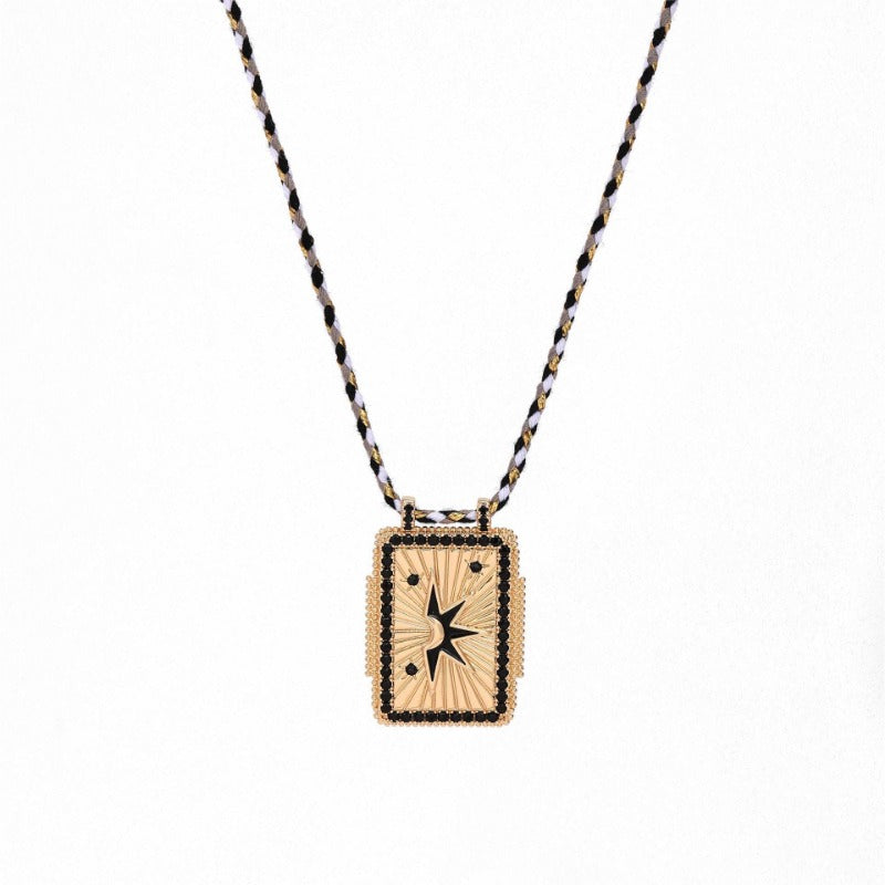 Wholesale Desert Wind Tarot Sun Moon Necklace ACC-NE-XuanChi004