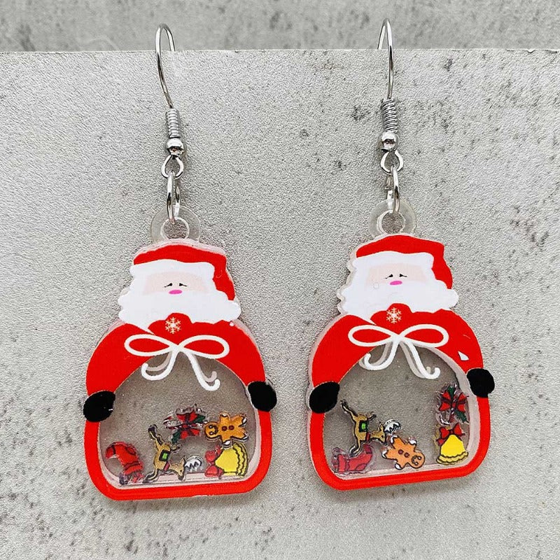 Wholesale Christmas Tree Snowman Elk Earrings ACC-ES-ChenY102
