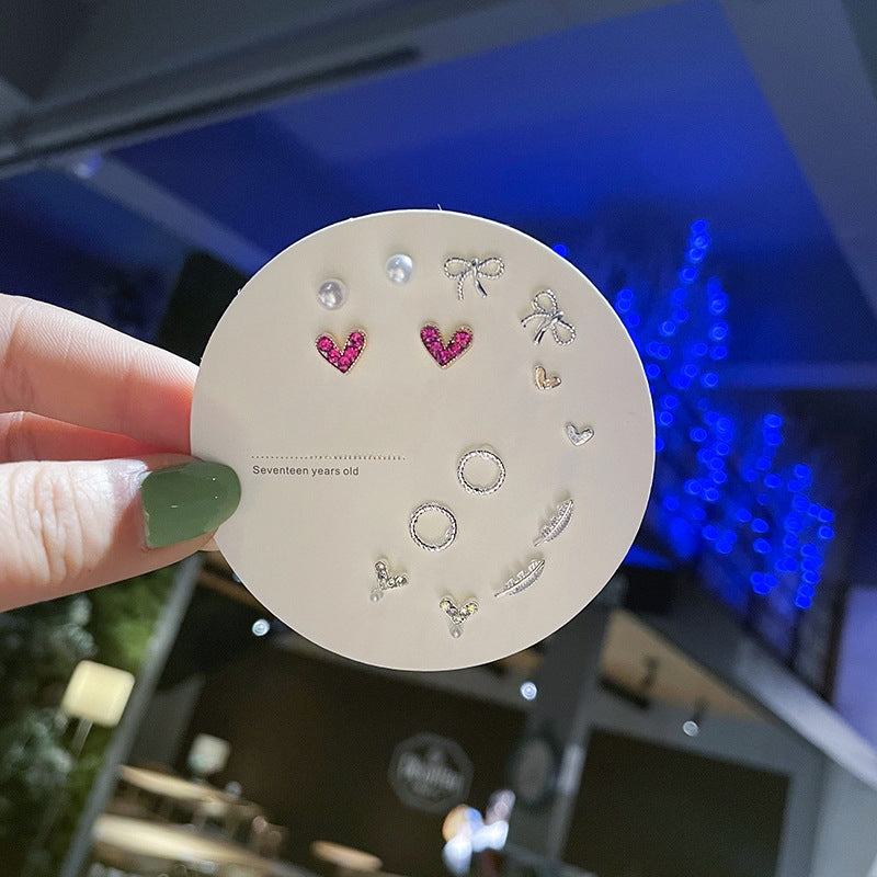 Wholesale Simple Small S925 Earring Set ACC-ES-Zhany007