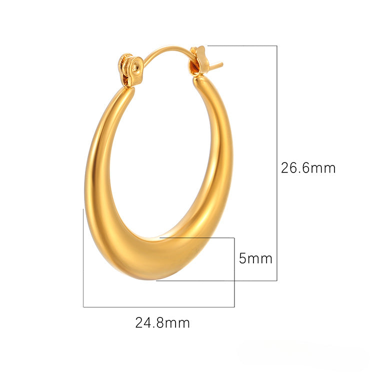 Wholesale Stainless Steel 18K Gold Plated Earrings ACC-ES-MuShan034