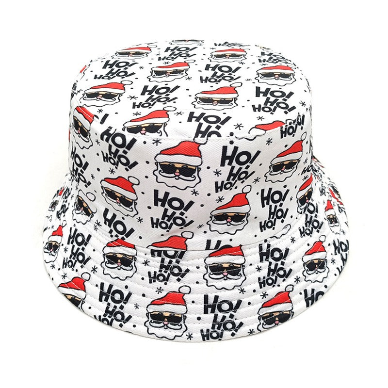 Wholesale Christmas Santa Claus Snowflake Bucket Hat ACC-HT-ShunMa020