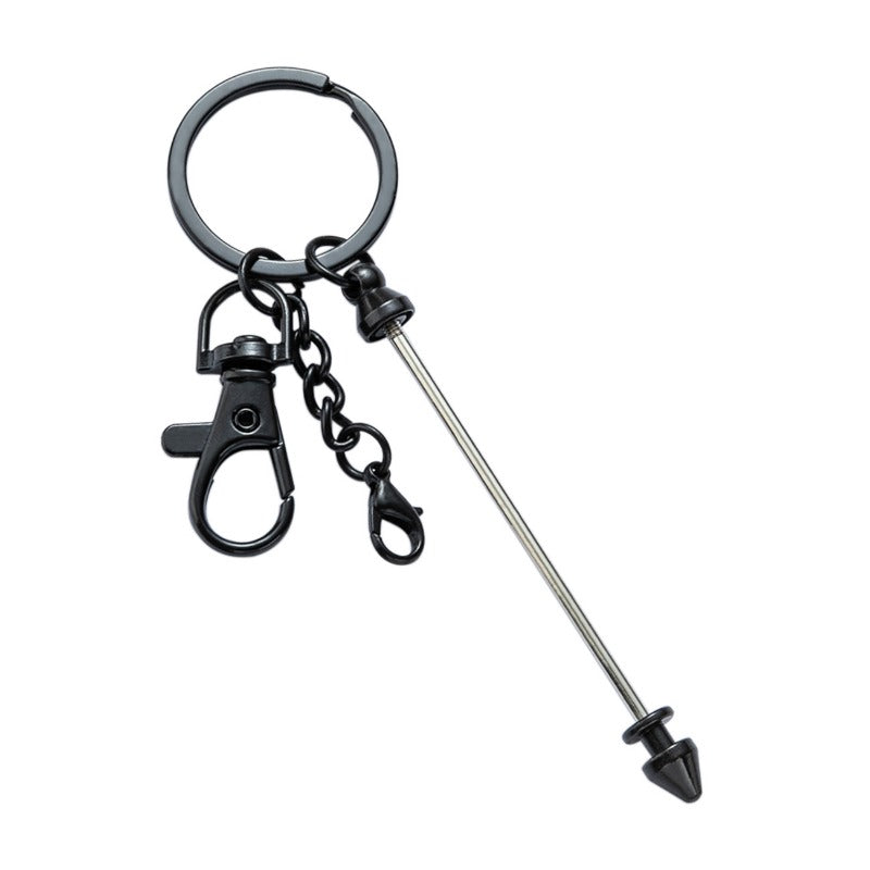 Wholesale Multicolor Metal DIY Beaded Keychains ACC-KC-HuaH013