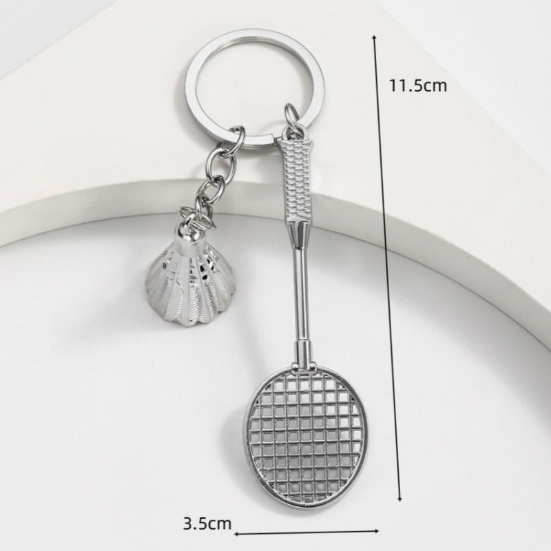 Wholesale Alloy Badminton Racket Keychain ACC-KC-RongRui027